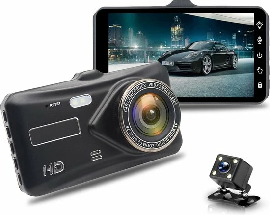 TechU? Dashcam 4K M11 Pro Dual Camera ? 4 Inch Touchscreen ? Full HD 1080p ? Loop Recording ? Nachtvisie ? Bewegingssensor ? G-sensor ? Autocamera Voor ?n Achter - Voor Auto 4 TechU? Dashcam 4K M11 Pro Dual Camera ? 4 Inch Touchscreen ? Full HD 1080p ? Loop Recording ? Nachtvisie ? Bewegingssensor ? G-sensor ? Autocamera Voor ?n Achter - Voor Auto - Image 2