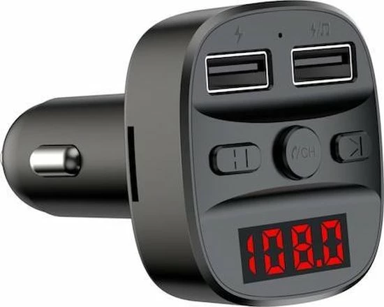 Opline Bluetooth Aux FM Transmitter Ontvanger Auto Radio | Met USB / Aux / Geheugenkaart | Receiver Voor Autoradio - FM5 5 Opline Bluetooth Aux FM Transmitter Ontvanger Auto Radio | Met USB / Aux / Geheugenkaart | Receiver Voor Autoradio - FM5 - Image 3