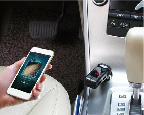 Merkloos Wireless FM Transimtter - FM Modulator En Handfree Car Kit Met 2 USB Charging Poorten Voor IPhone - Smasung - Sony - LG - HTC En Inclusief Aux Kabel Voor MP3 Zwart - 32 Merkloos Wireless FM Transimtter - FM Modulator En Handfree Car Kit Met 2 USB Charging Poorten Voor IPhone - Smasung - Sony - LG - HTC En Inclusief Aux Kabel Voor MP3 Zwart - - Image 30