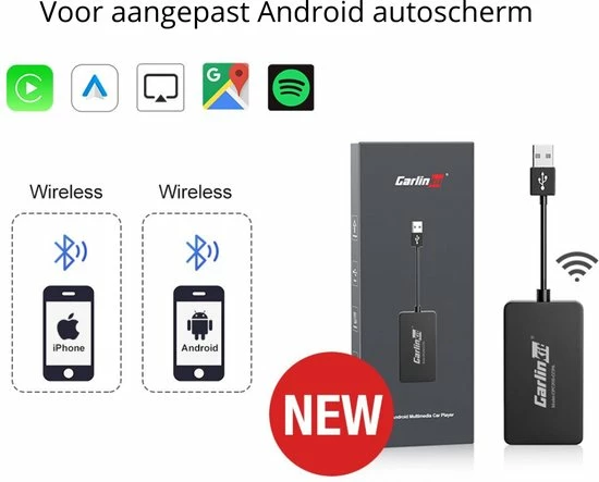 Carlinkt CarlinKit - Carplay - Dongle - Apple Carplay - Geschikt Voor Apple En Android - Zwart - Draadloos - Met Bluetooth 6 Carlinkt CarlinKit - Carplay - Dongle - Apple Carplay - Geschikt Voor Apple En Android - Zwart - Draadloos - Met Bluetooth - Image 4