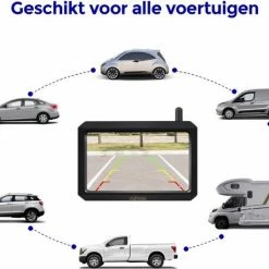Nince ARC1 Draadloze Achteruitrijcamera Draadloos 2022 Model - 5 Inch Digitale Achteruit Rijcamera Met IR Nachtzicht - 2 Kanaals -70Mai SHOP 550x447
