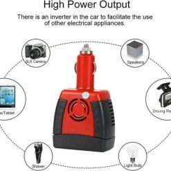 MTM DC 12V Naar AC 220V Stopcontact Converter USB-oplader Sigarettenaansteker Stekkerdoos Auto-omvormer -70Mai SHOP 550x451 1