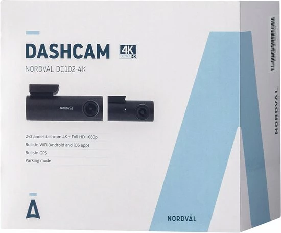 Nordväl DC102-4K 2CH Dashcam 4K + GPS + WiFi + Parkeermodus + 32GB 10 Nordväl DC102-4K 2CH Dashcam 4K + GPS + WiFi + Parkeermodus + 32GB - Image 8