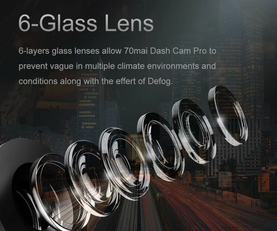 Xiaomi 70mai Dash Cam Pro - Full HD 1944P - Snelheid En Co?rdinaten - GPS - WiFi - Stem Control (Engels) + 64GB SD Kaart 6 Xiaomi 70mai Dash Cam Pro - Full HD 1944P - Snelheid En Co?rdinaten - GPS - WiFi - Stem Control (Engels) + 64GB SD Kaart - Image 4