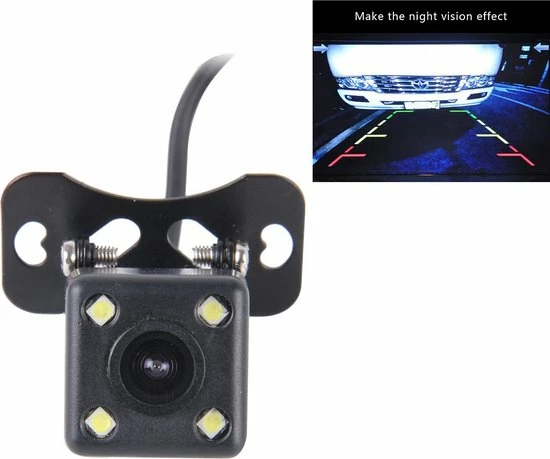 Merkloos 720 ? 540 Effectieve Pixel PAL 50 HZ / NTSC 60 HZ CMOS II Waterdichte Universele Auto Achteruitrijcamera Backup Camera Met 4 LED Lamp, DC 12V, Draadlengte: 4 M 3 Merkloos 720 ? 540 Effectieve Pixel PAL 50 HZ / NTSC 60 HZ CMOS II Waterdichte Universele Auto Achteruitrijcamera Backup Camera Met 4 LED Lamp, DC 12V, Draadlengte: 4 M