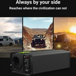 GREEN CELL Voltage Auto Omvormer 24V Naar 230V, 300W / 600W. 18 GREEN CELL Voltage Auto Omvormer 24V Naar 230V, 300W / 600W. -70Mai SHOP 550x459 7