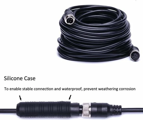 BrandWay Bedrade Achteruitrijcamera Set Met 7 Inch Scherm - Achteruitrij Camera Bedraad Voor Auto - Camper - Caravan - Vrachtwagen - Landbouw 5 BrandWay Bedrade Achteruitrijcamera Set Met 7 Inch Scherm - Achteruitrij Camera Bedraad Voor Auto - Camper - Caravan - Vrachtwagen - Landbouw - Image 3