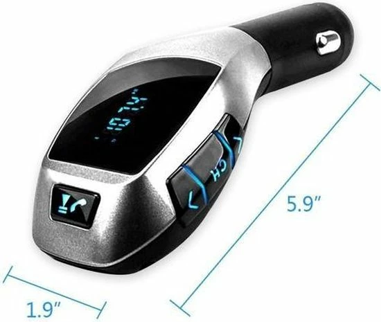 X5 Wireless Bluetooth FM Transmitter Radio Adapter Car Kit Met USB SD Card Reader en Calling Remote Control - Bluetooth Transmitter voor de auto - fm bluetooth transmitter Olympia X5 Wireless Bluetooth FM Transmitter Radio Adapter Car Kit Met USB SD Card Reader En Calling Remote Control - Bluetooth Transmitter Voor De Auto - Fm Bluetooth Transmitter -70Mai SHOP 550x465 5