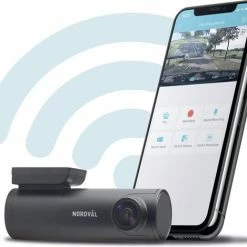 Nordv?l DC102-4K 2CH Dashcam 4K + GPS + WiFi + Parkeermodus + 128GB -70Mai SHOP 550x469