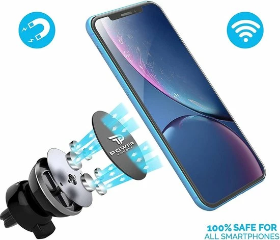 Merkloos Magnetische Telefoonhouder Voor In De Auto - Magneet - Ventilatierooster - Ventilator- Auto Ventilatie Houder - Smartphone - Mobielhouder - Autohouder - Auto Telefoonhouder - Samsung - IPhone - Nokia - Huawei - Sony - Universeel - Blauw 5 Merkloos Magnetische Telefoonhouder Voor In De Auto - Magneet - Ventilatierooster - Ventilator- Auto Ventilatie Houder - Smartphone - Mobielhouder - Autohouder - Auto Telefoonhouder - Samsung - IPhone - Nokia - Huawei - Sony - Universeel - Blauw - Image 3
