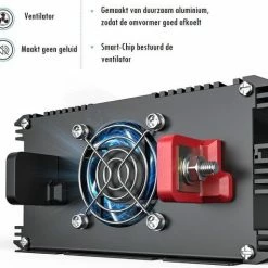 Edecoa 24V-230V Zuivere Sinus Omvormer | 1500W/3000W + Controller | 2x USB Poorten 20 Edecoa 24V-230V Zuivere Sinus Omvormer | 1500W/3000W + Controller | 2x USB Poorten -70Mai SHOP 550x475 3