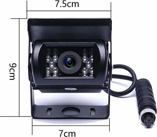 BrandWay Bedrade Achteruitrijcamera Set Met 7 Inch Scherm - Achteruitrij Camera Bedraad Voor Auto - Camper - Caravan - Vrachtwagen - Landbouw 8 BrandWay Bedrade Achteruitrijcamera Set Met 7 Inch Scherm - Achteruitrij Camera Bedraad Voor Auto - Camper - Caravan - Vrachtwagen - Landbouw - Image 6