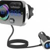 ElQing FM Transmitter Bluetooth - Draadloze Carkit - 2x Fastcharger USB Poort - Handsfree Bellen - Voor Alle Telefoons - FM Transmitter Auto -70Mai SHOP 550x478