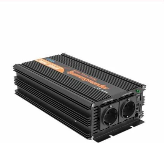 Edecoa 24V-230V Zuivere Sinus Omvormer | 1500W/3000W + Controller | 2x USB Poorten 13 Edecoa 24V-230V Zuivere Sinus Omvormer | 1500W/3000W + Controller | 2x USB Poorten - Image 11