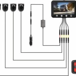 Motocam C4.3 4CH VGA Vrachtwagen Dashcam -70Mai SHOP 550x484 9