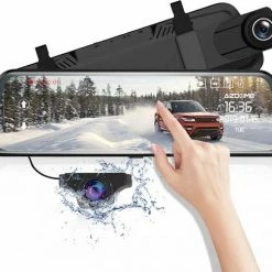 AZDome AR08 | Dashcam Voor Auto | Binnenspiegel | Voorcamera | Achtercamera | Super Full HD