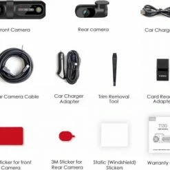 VIOFO T130 3CH - Dashcam - Triple Camera - Taxi/uber Interieurcamera -70Mai SHOP 550x485 4