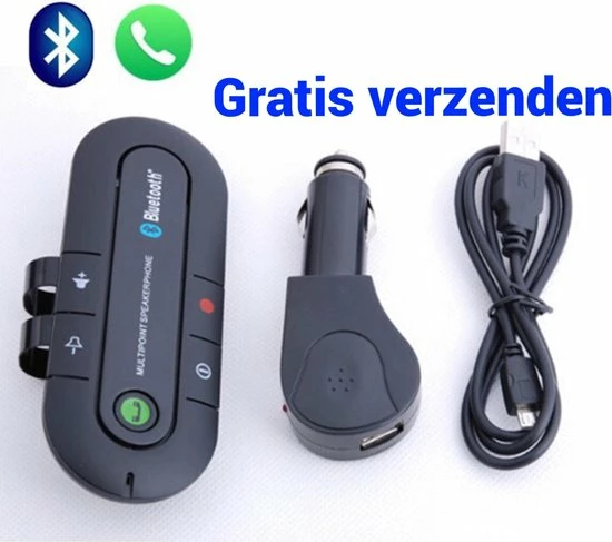 Merkloos Saizi Universele Bluetooth Carkit Voor Handsfree Bellen 3 Merkloos Saizi Universele Bluetooth Carkit Voor Handsfree Bellen