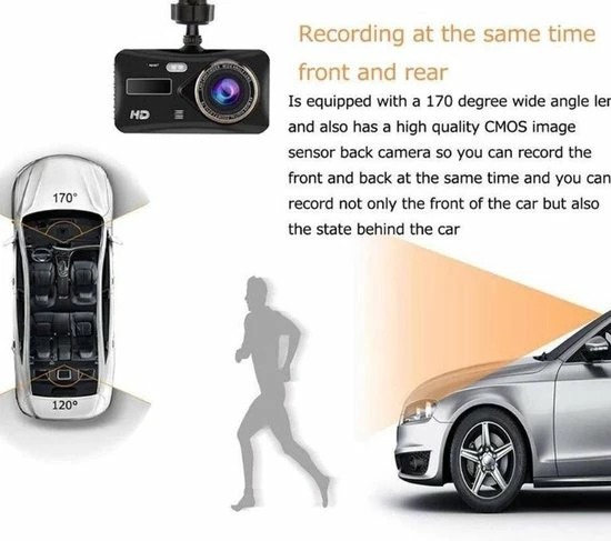 TechU? Dashcam 4K M11 Pro Dual Camera ? 4 Inch Touchscreen ? Full HD 1080p ? Loop Recording ? Nachtvisie ? Bewegingssensor ? G-sensor ? Autocamera Voor ?n Achter - Voor Auto 14 TechU? Dashcam 4K M11 Pro Dual Camera ? 4 Inch Touchscreen ? Full HD 1080p ? Loop Recording ? Nachtvisie ? Bewegingssensor ? G-sensor ? Autocamera Voor ?n Achter - Voor Auto - Image 12