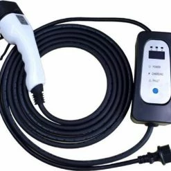 Merkloos Mobiele Thuislader Type 2 Mennekes Vanaf Stopcontact EU - 16A - Fase 1 - Mobiele Lader Auto