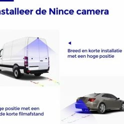 Nince ARC1 Draadloze Achteruitrijcamera Draadloos 2022 Model - 5 Inch Digitale Achteruit Rijcamera Met IR Nachtzicht - 2 Kanaals -70Mai SHOP 550x490