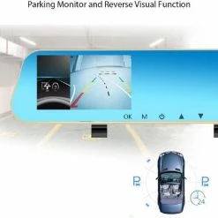 Merkloos Full HD Auto Dashcam Spiegel, Autoblackbox DVR, Voor En Achter Camera. 8 Merkloos Full HD Auto Dashcam Spiegel, Autoblackbox DVR, Voor En Achter Camera. -70Mai SHOP 550x492 5