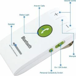 MMOBIEL Draadloze Bluetooth 4.0 Multipoint Carkit - Bevestiging Aan De Zonneklep (WIT) -70Mai SHOP 550x493 7