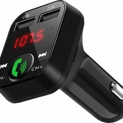 Wadu Bluetooth FM Transmitter - Bluetooth Ontvanger Voor In De Auto - USB - Handsfree Carkit