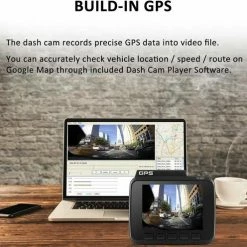 AZDome GS63H - Dashcam | Camera Beveiliging | Full HD | Wifi | GPS | Parkeermodus | Parkeerstand | Smartphone App | IOS En Android | Night Vision | G Sensor | Achteruitrijcamera -70Mai SHOP 550x496 2