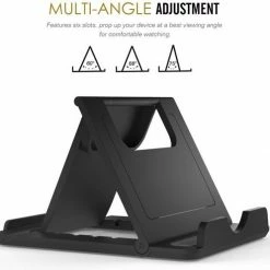 GadgetBay Universele Vouwbare Desktop Telefoonhouder Standaard - Zwart Stelbaar -70Mai SHOP 550x497 1