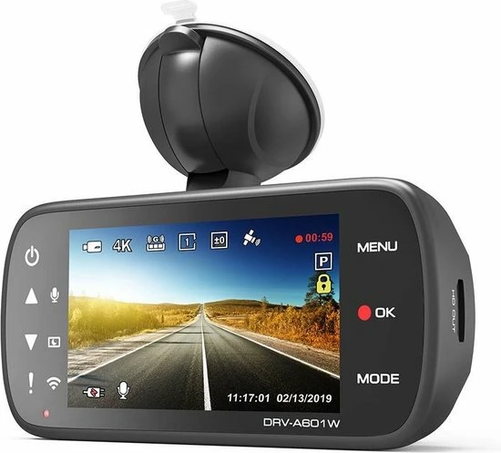 Kenwood Audio Kenwood DRV-A601W - 16GB 4K DashCam Met Ge?ntegreerde 3.0" LCD, Wireless Link, GPS & G-sensor - RearCam-input 7 Kenwood Audio Kenwood DRV-A601W - 16GB 4K DashCam Met Ge?ntegreerde 3.0" LCD, Wireless Link, GPS & G-sensor - RearCam-input - Image 5