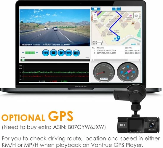 Vantrue N2 Pro 1920x1080P Uber Dual Dash Cam 2.5K 1440P Single Front Dashboard Camera With Infrared Night Vision, Sony Sensor, Parking Mode And Motion Detection 8 Vantrue N2 Pro 1920x1080P Uber Dual Dash Cam 2.5K 1440P Single Front Dashboard Camera With Infrared Night Vision, Sony Sensor, Parking Mode And Motion Detection - Image 6