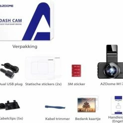 AZDome M17 Wifi 1CH FullHD 64gb Dashcam Voor Auto 16 AZDome M17 Wifi 1CH FullHD 64gb Dashcam Voor Auto -70Mai SHOP 550x500 9