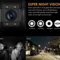 Vantrue N2 Pro 1920x1080P Uber Dual Dash Cam 2.5K 1440P Single Front Dashboard Camera With Infrared Night Vision, Sony Sensor, Parking Mode And Motion Detection 14 Vantrue N2 Pro 1920x1080P Uber Dual Dash Cam 2.5K 1440P Single Front Dashboard Camera With Infrared Night Vision, Sony Sensor, Parking Mode And Motion Detection -70Mai SHOP 550x502 9
