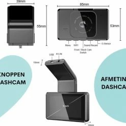 Nince Dashcam Voor Auto Van Hoge Kwaliteit - Dashcam Full HD 1080P Met 32GB Mini SD Voor En Achter 13 Nince Dashcam Voor Auto Van Hoge Kwaliteit - Dashcam Full HD 1080P Met 32GB Mini SD Voor En Achter -70Mai SHOP 550x503 1