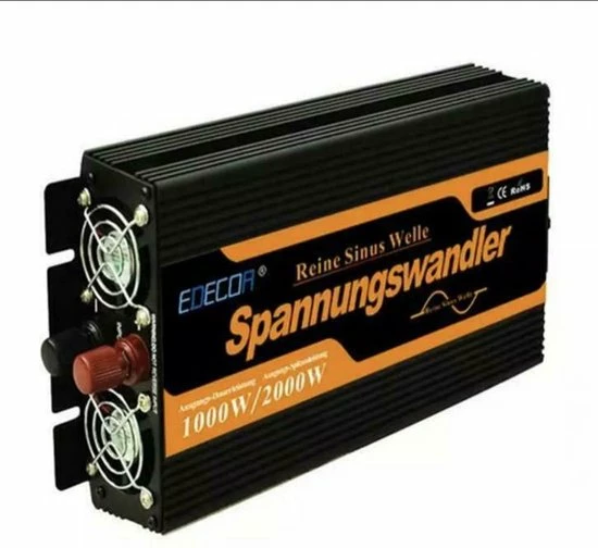 Edecoa Zuivere Sinus Omvormer 12V-230V - 1000/2000W Edecoa Zuivere Sinus Omvormer 12V-230V - 1000/2000W -70Mai SHOP 550x504 3