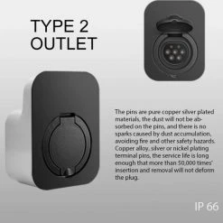 Besen Laadpaal Wallbox Laadstation EV Charger 11kw 16A 3-Fase Type 2 Stopcontact 4 Besen Laadpaal Wallbox Laadstation EV Charger 11kw 16A 3-Fase Type 2 Stopcontact -70Mai SHOP 550x504 4