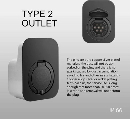 Laadpaal Wallbox Laadstation EV Charger 11kw 16A 3-Fase Type 2 Stopcontact Besen Laadpaal Wallbox Laadstation EV Charger 11kw 16A 3-Fase Type 2 Stopcontact -70Mai SHOP 550x504 4
