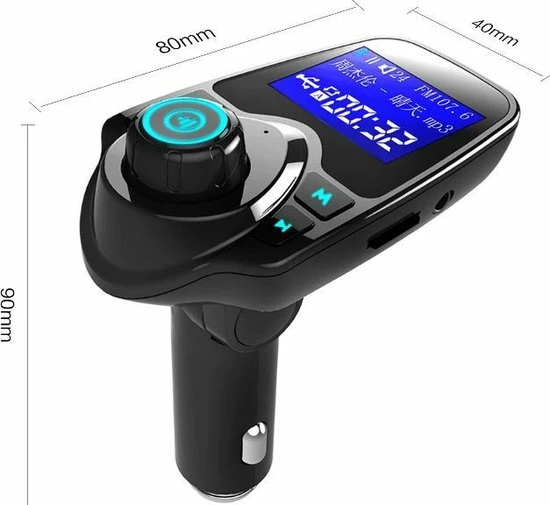 T11 / Bluetooth Transmitter / Carkit / FM Transmitter / Bluetooth Carkit / Oplader / Handsfree Bellen / Draadloos Muziek Streamen / Microfoon / Radio / 4 Play Modes / + *GRATIS AUX Kabel* 9 T11 / Bluetooth Transmitter / Carkit / FM Transmitter / Bluetooth Carkit / Oplader / Handsfree Bellen / Draadloos Muziek Streamen / Microfoon / Radio / 4 Play Modes / + *GRATIS AUX Kabel* - Image 7