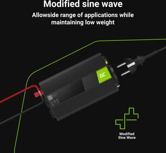 GREEN CELL Voltage Auto Omvormer 24V Naar 230V, 300W / 600W. 9 GREEN CELL Voltage Auto Omvormer 24V Naar 230V, 300W / 600W. - Image 7