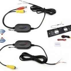 Car Multimedia System Draadloos Achteruitrijcamera 170 Graden Kijkhoek/Parkeerhulp/LED/Nachtzicht + Kentekenplaat Houder + Draadloos Module