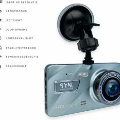 SYN Dashcam Voor Auto 1296P Full HD Dashboard Camera Met G-Sensor - 170? Wijdhoeklens - 4.0 Inch LCD Scherm - 24 Uur Parkeerstand Met Bewegingsdetectie - Loop Recording - Super Nachtzicht - Support 32G Max Micro Sd Voor Ongeval Record - Reisvideo -70Mai SHOP 550x507 9