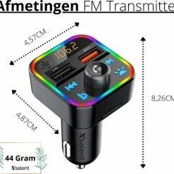 Xsalent Bluetooth FM Transmitter - Autolader - Bluetooth Carkit - Handsfree - Muziek Streamen - Bluetooth 5.0 En USB 3.0 Quick Charge - Handsfree Bellen - Extra Grote Microfoon - Extra Bass - Telefoon Opladen - Spraakbediening 13 Xsalent Bluetooth FM Transmitter - Autolader - Bluetooth Carkit - Handsfree - Muziek Streamen - Bluetooth 5.0 En USB 3.0 Quick Charge - Handsfree Bellen - Extra Grote Microfoon - Extra Bass - Telefoon Opladen - Spraakbediening -70Mai SHOP 550x509 2