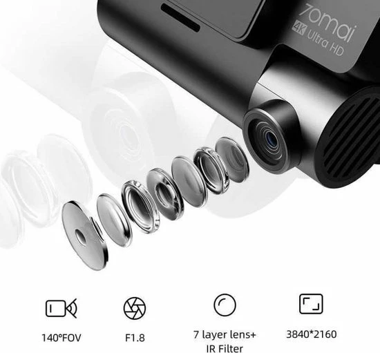 70Mai Dash Cam A800S 4K Dashcam 7 70Mai Dash Cam A800S 4K Dashcam - Image 5