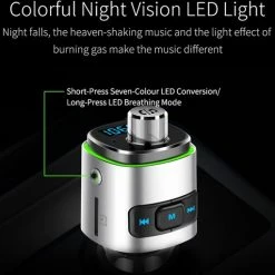 Opline Bluetooth FM Transmitter Voor In De Auto - Handsfree ?Bellen - Draadloze Carkit - Fastcharger USB Poort ? Led Verlichting/scherm - Muziek Luisteren Streamen ? Auto Snel Lader ? SD Kaart - MP3 - Adapter - Audio -70Mai SHOP 550x511 12