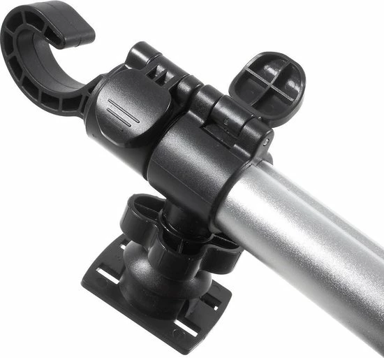 GadgetBay - Tablethouder - Universeel - Auto Hoofdsteunklem - 360 Graden Draaibaar - Aluminium - Zwart 16 GadgetBay - Tablethouder - Universeel - Auto Hoofdsteunklem - 360 Graden Draaibaar - Aluminium - Zwart - Image 14