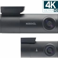 Nordväl DC102-4K 2CH Dashcam 4K + GPS + WiFi + Parkeermodus + 32GB