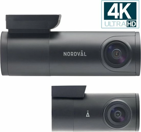 Nordväl DC102-4K 2CH Dashcam 4K + GPS + WiFi + Parkeermodus + 32GB 3 Nordväl DC102-4K 2CH Dashcam 4K + GPS + WiFi + Parkeermodus + 32GB
