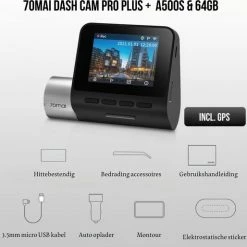MCI 70mai Dashcam Pro Plus A500S GPS - Dashcam Voor Auto - Smart Auto Camera - Auto Accessories - Parkeer Bewaking - Incl. 64GB - Zwart/Grijs 20 MCI 70mai Dashcam Pro Plus A500S GPS - Dashcam Voor Auto - Smart Auto Camera - Auto Accessories - Parkeer Bewaking - Incl. 64GB - Zwart/Grijs -70Mai SHOP 550x514 7