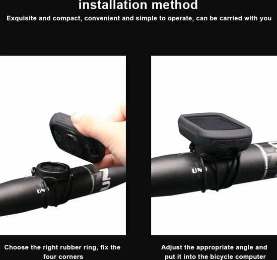 Qatrixx Fietscomputerhouder - Garmin Edge Serie - Fietssteun - Stuurhouder - Zwart 4 Qatrixx Fietscomputerhouder - Garmin Edge Serie - Fietssteun - Stuurhouder - Zwart - Image 2